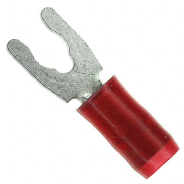 CONN SPADE TERM 16-22AWG #6 RED CONN SPADE TERM 16-22AWG #6 RED