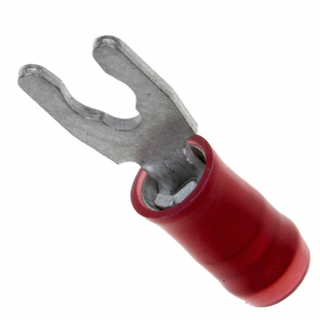 CONN SPADE TERM 16-22AWG #6 RED CONN SPADE TERM 16-22AWG #6 RED