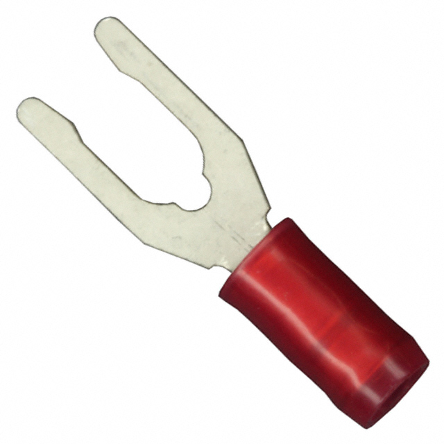 CONN SPADE TERM 16-22AWG #8 RED CONN SPADE TERM 16-22AWG #8 RED