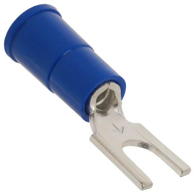 CONN SPADE TERM 14-16AWG #6 BLU CONN SPADE TERM 14-16AWG #6 BLU