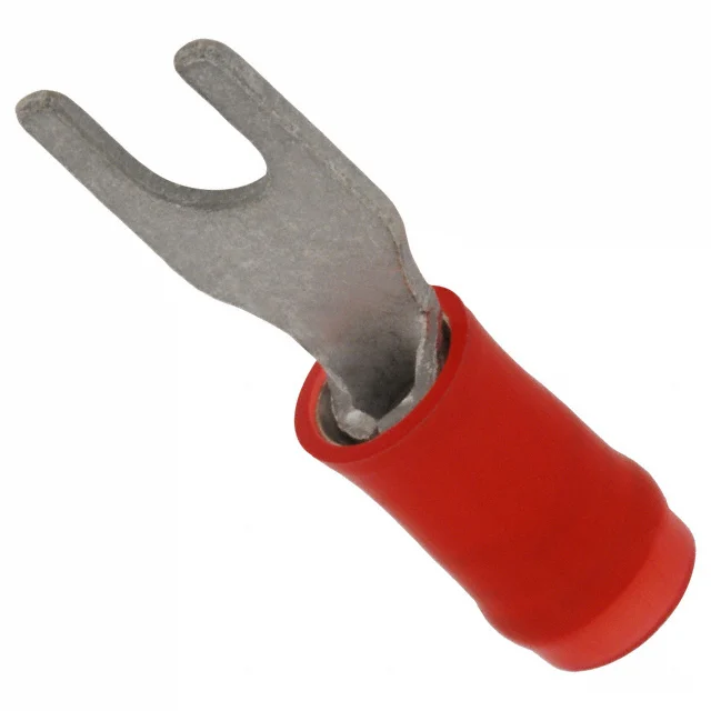CONN SPADE TERM 16-22AWG #6 RED CONN SPADE TERM 16-22AWG #6 RED