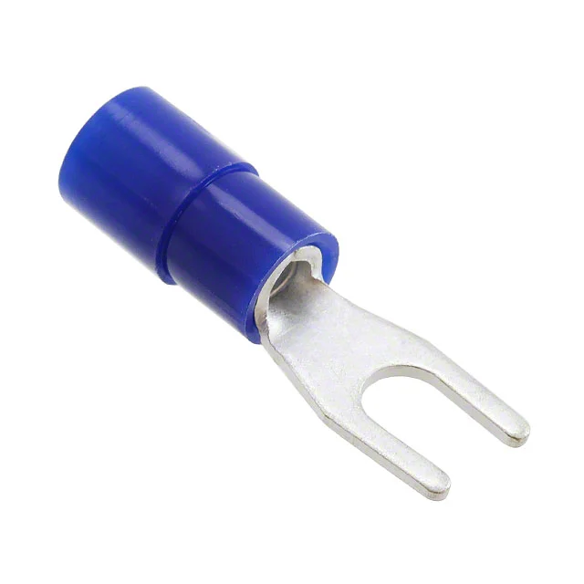 CONN SPADE TERM 14-16AWG M4 BLU CONN SPADE TERM 14-16AWG M4 BLU