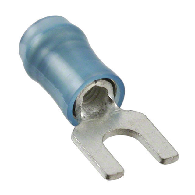 CONN SPADE TERM 14-16AWG #6 BLU CONN SPADE TERM 14-16AWG #6 BLU