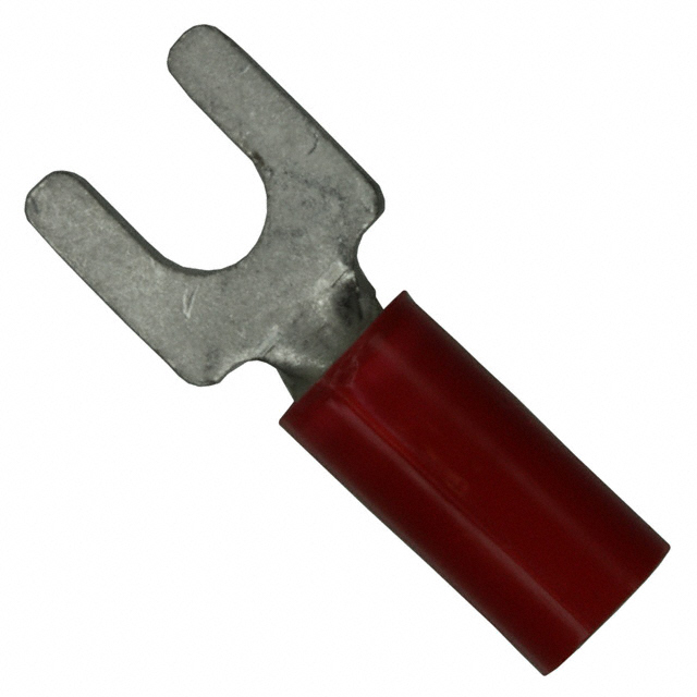 CONN SPADE TERM 16-22AWG #6 RED CONN SPADE TERM 16-22AWG #6 RED