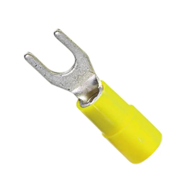 CONN SPADE TERM 10-12AWG M4 YEL CONN SPADE TERM 10-12AWG M4 YEL