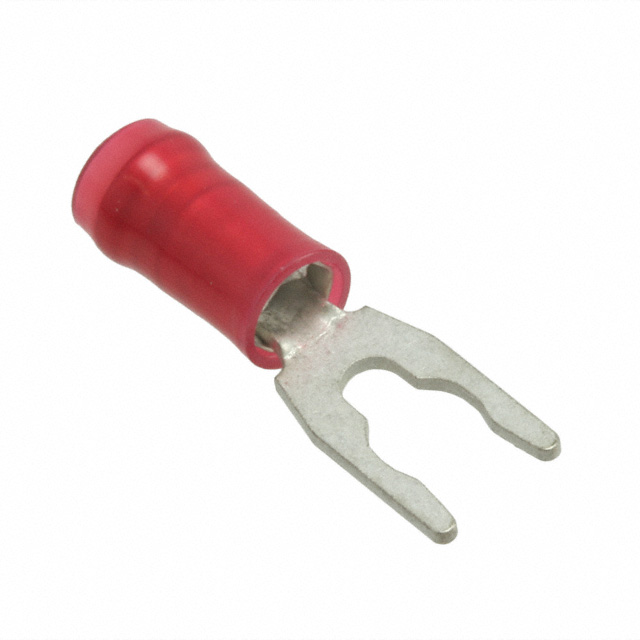 CONN SPADE TERM 16-22AWG #8 RED CONN SPADE TERM 16-22AWG #8 RED