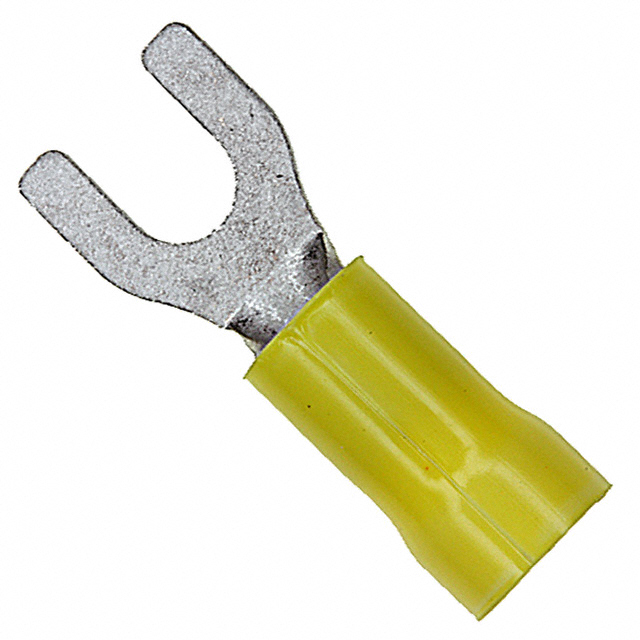 CONN SPADE TERM 10-12AWG #10 YEL CONN SPADE TERM 10-12AWG #10 YEL