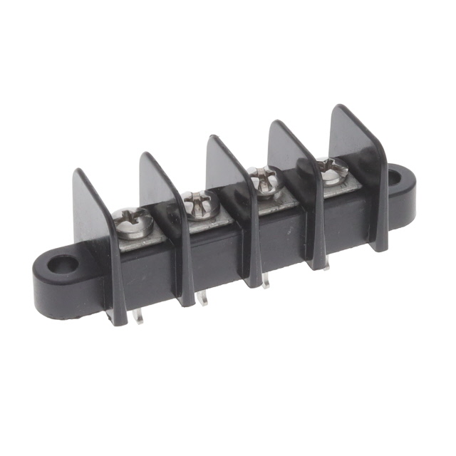 CONN BARRIER STRIP 4CIRC 0.438"