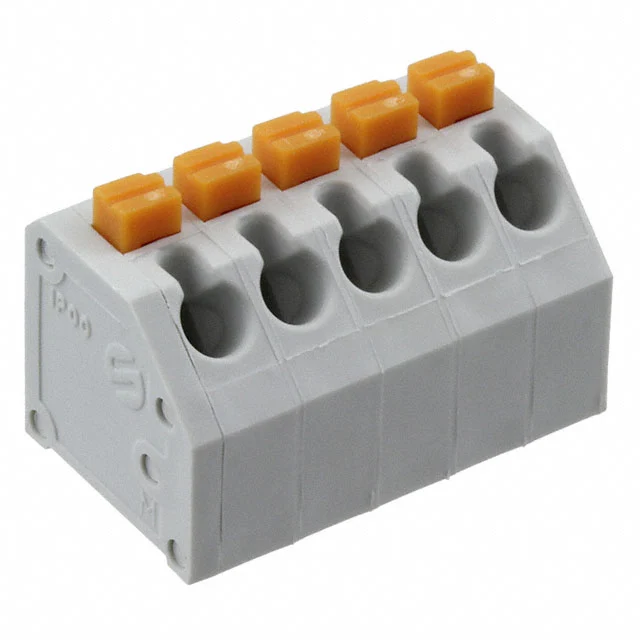 TERM BLOCK 5POS 45DEG 3.81MM PCB