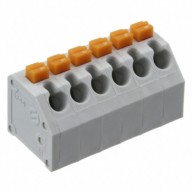 TERM BLOCK 6POS 45DEG 3.81MM PCB