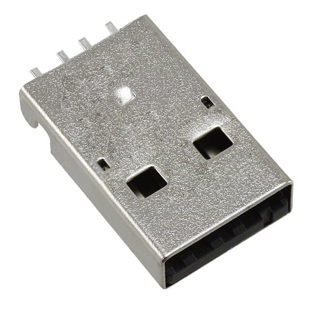 CONN PLUG USB2.0 TYPEA 4P SMD RA CONN PLUG USB2.0 TYPEA 4P SMD RA