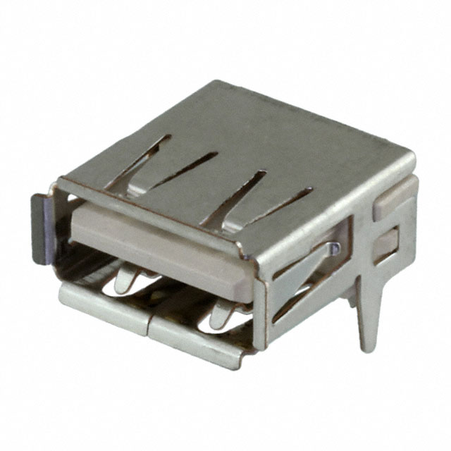 CONN RCPT USB2.0 TYPEA 4POS R/A