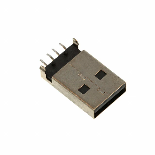 CONN PLUG USB2.0 TYPEA 4P SMD RA CONN PLUG USB2.0 TYPEA 4P SMD RA