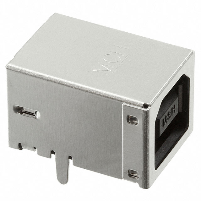 CONN RCPT USB2.0 TYPEB 4POS R/A