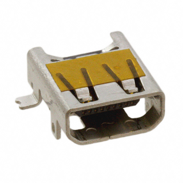 CONN RCP MICRO HDMI 19POS SMD RA