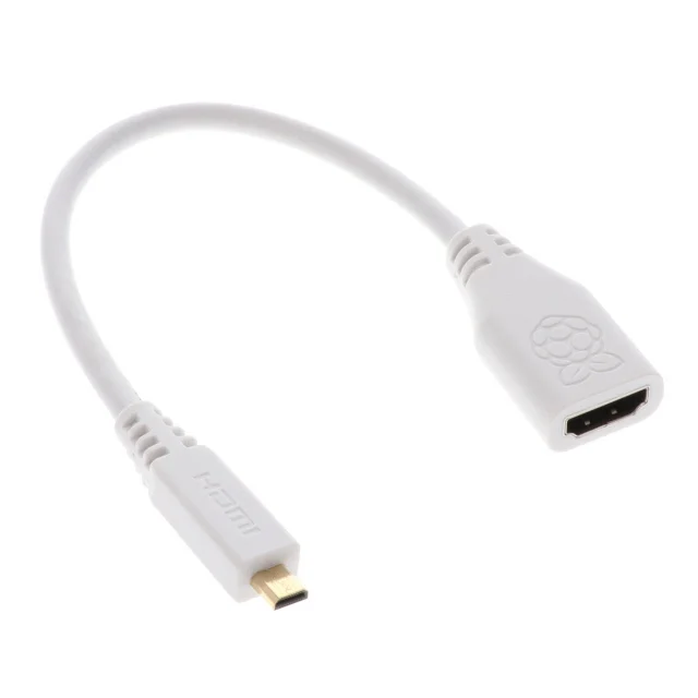 WHITE MICROHDMI TO STANDARD ADAP