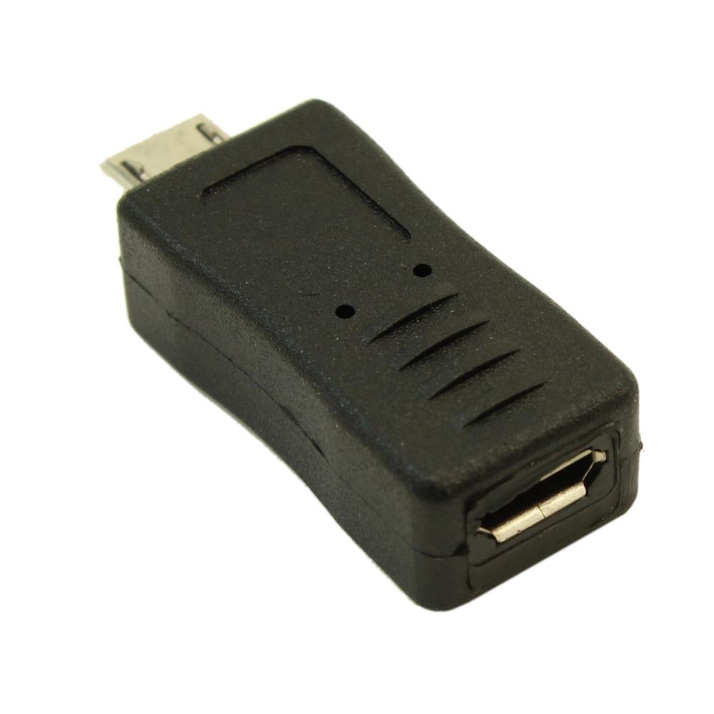 Micro-B USB M/F Port Saver Adapt