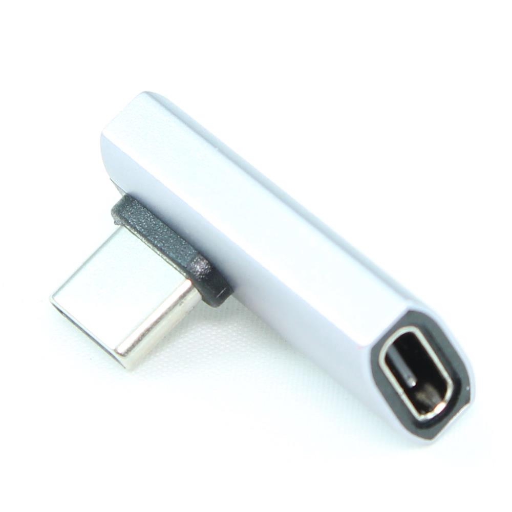 USB4 Type-C M/F Angled Adapter USB4 Type-C M/F Angled Adapter