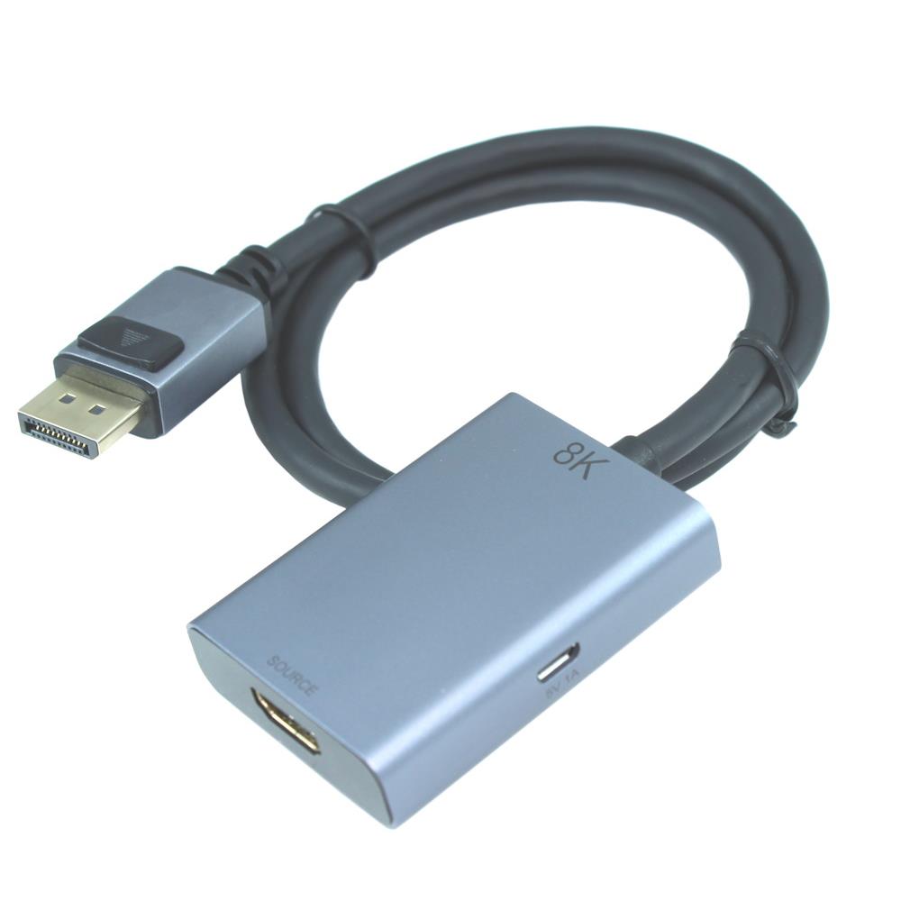 HDMI F to DP M 8K ADAPTER