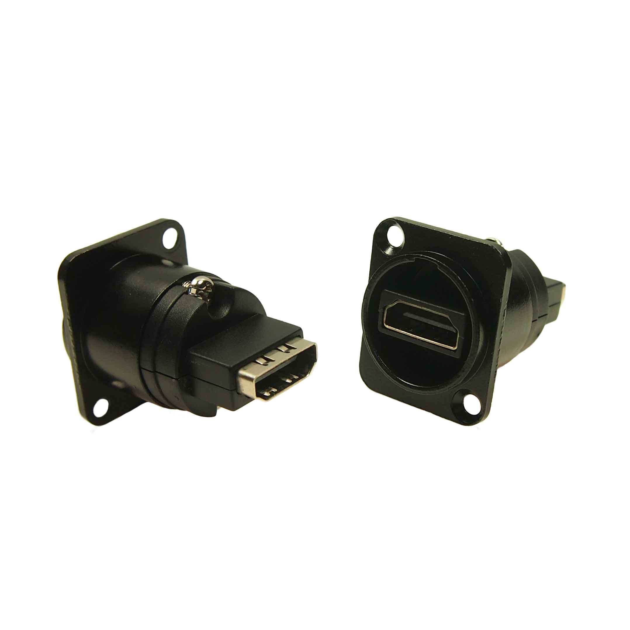 XLR HDMI A-A FT BLACK METAL XLR HDMI A-A FT BLACK METAL