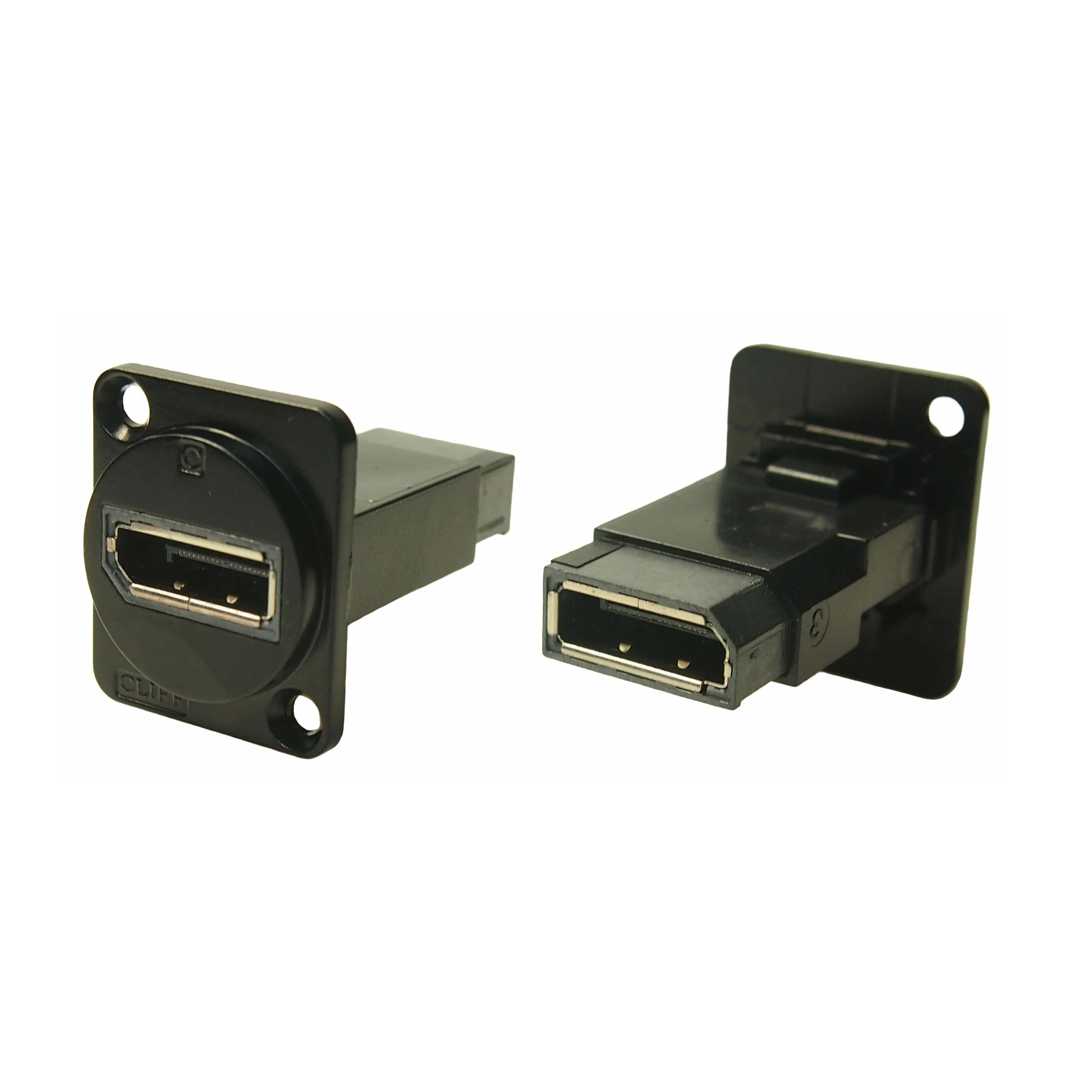 FT BLACK METAL DISPLAYPORT F-F C FT BLACK METAL DISPLAYPORT F-F C