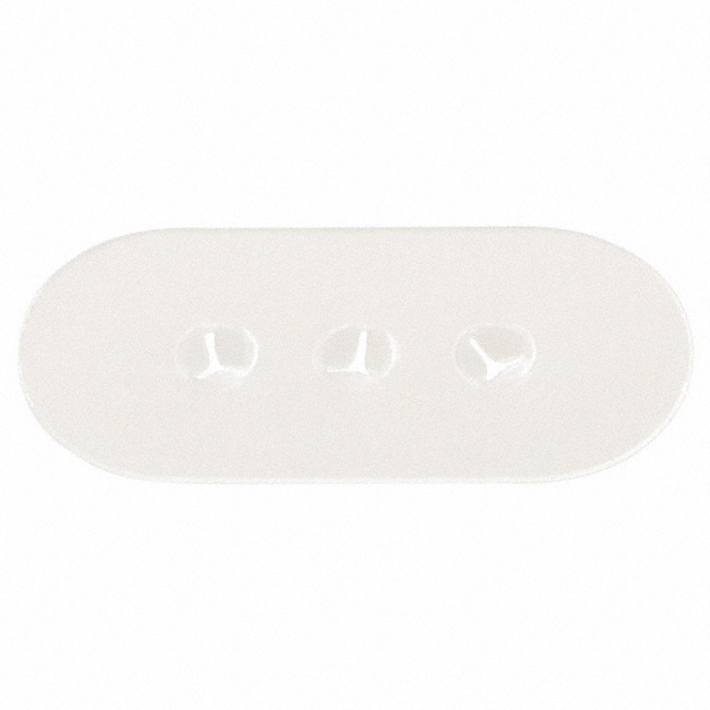 INSULATOR CRYSTAL 3HOLE CLEAR INSULATOR CRYSTAL 3HOLE CLEAR