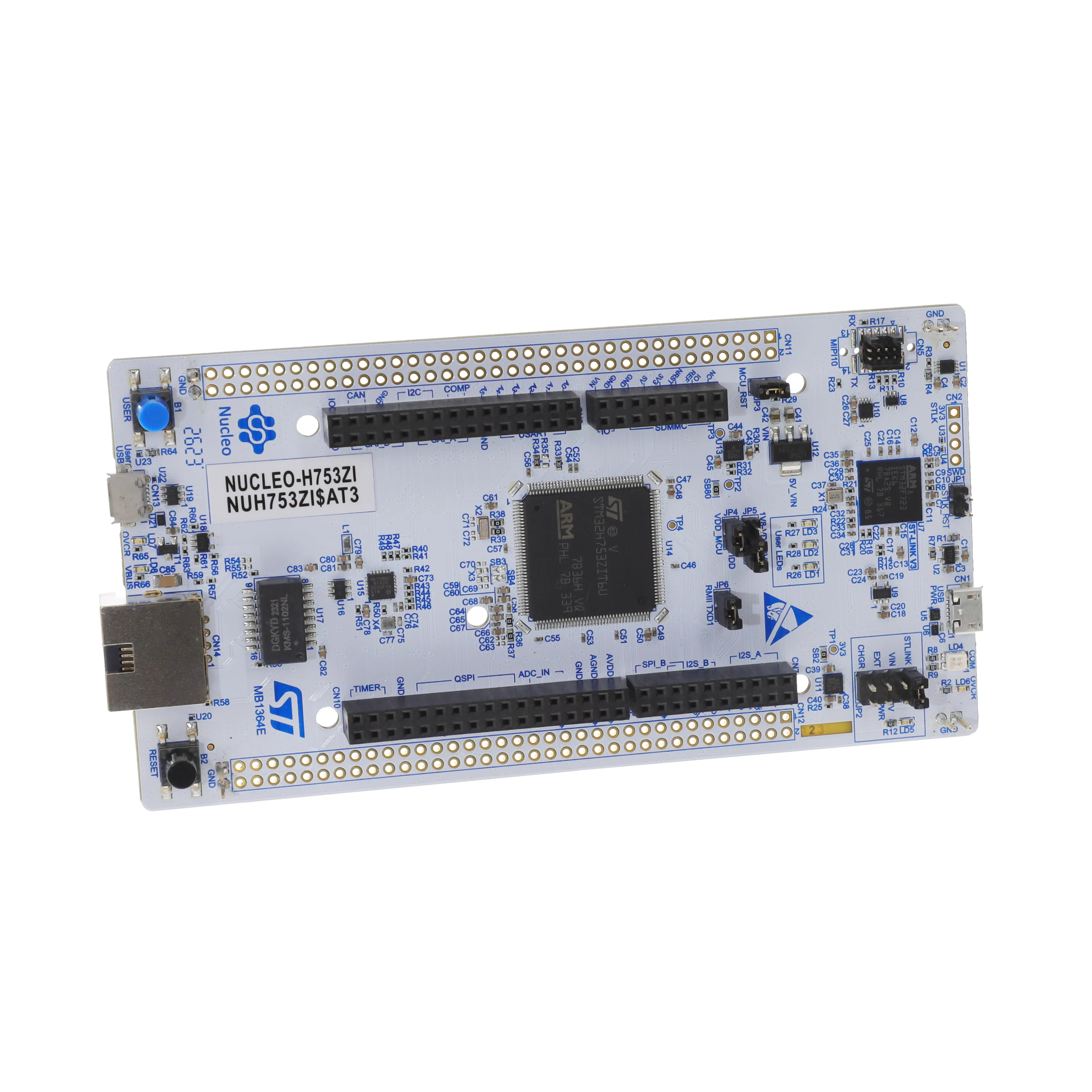 NUCLEO-144 STM32H753ZI EVAL BRD NUCLEO-144 STM32H753ZI EVAL BRD