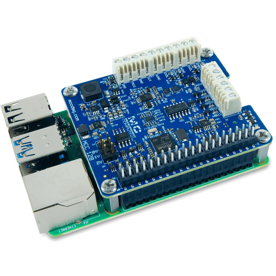 MCC128 VOLTAGE MEASURING DAQ HAT MCC128 VOLTAGE MEASURING DAQ HAT