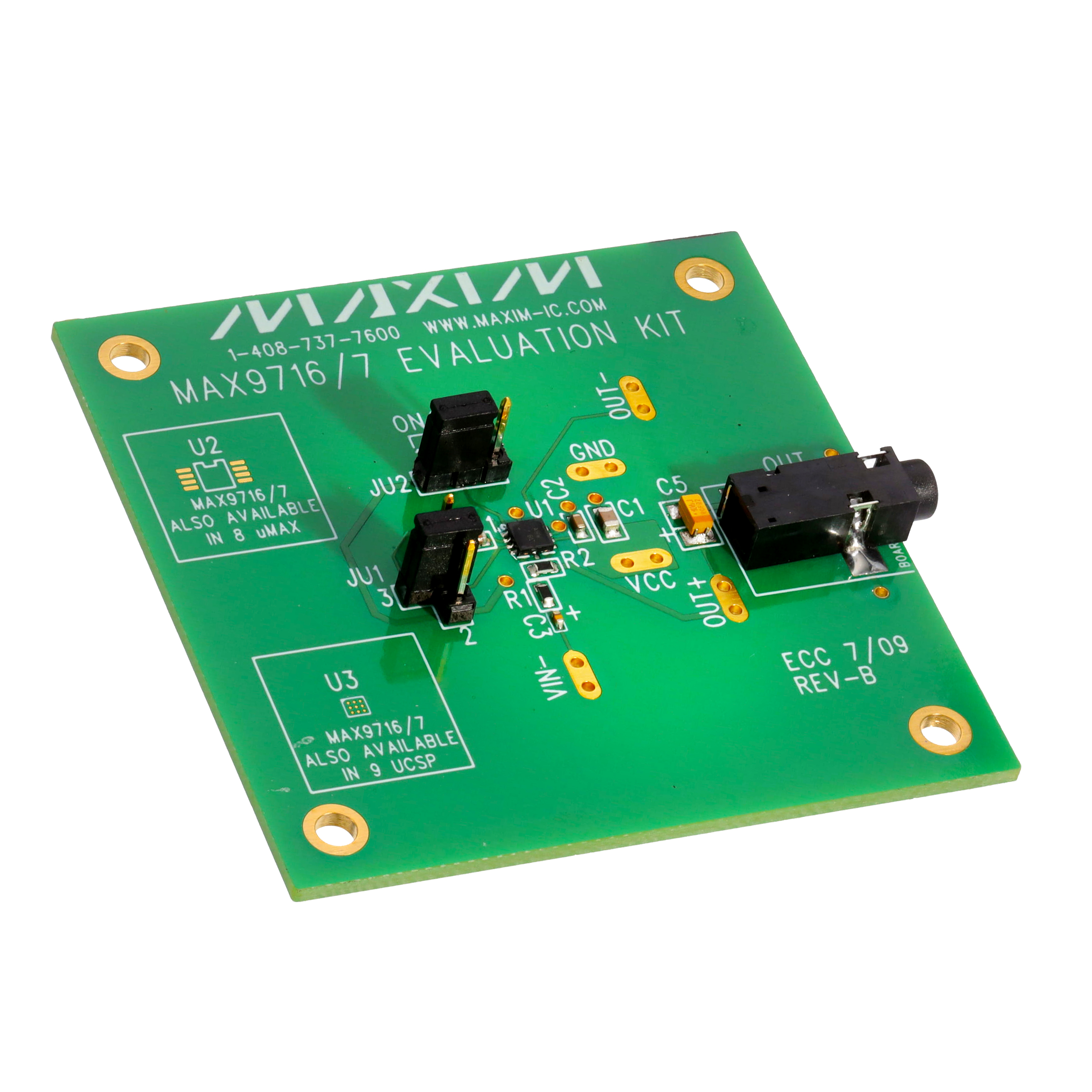 EVAL BOARD FOR MAX9716 MAX9717 EVAL BOARD FOR MAX9716 MAX9717