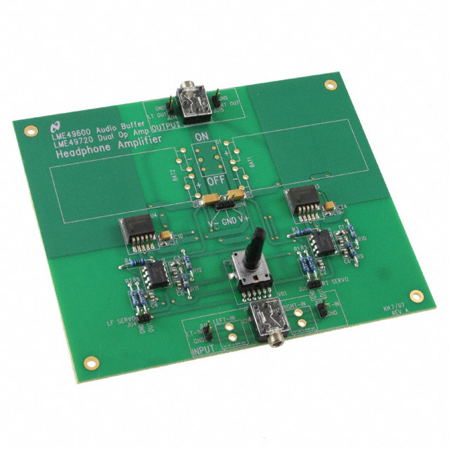 EVAL BOARD FOR LME49600 EVAL BOARD FOR LME49600