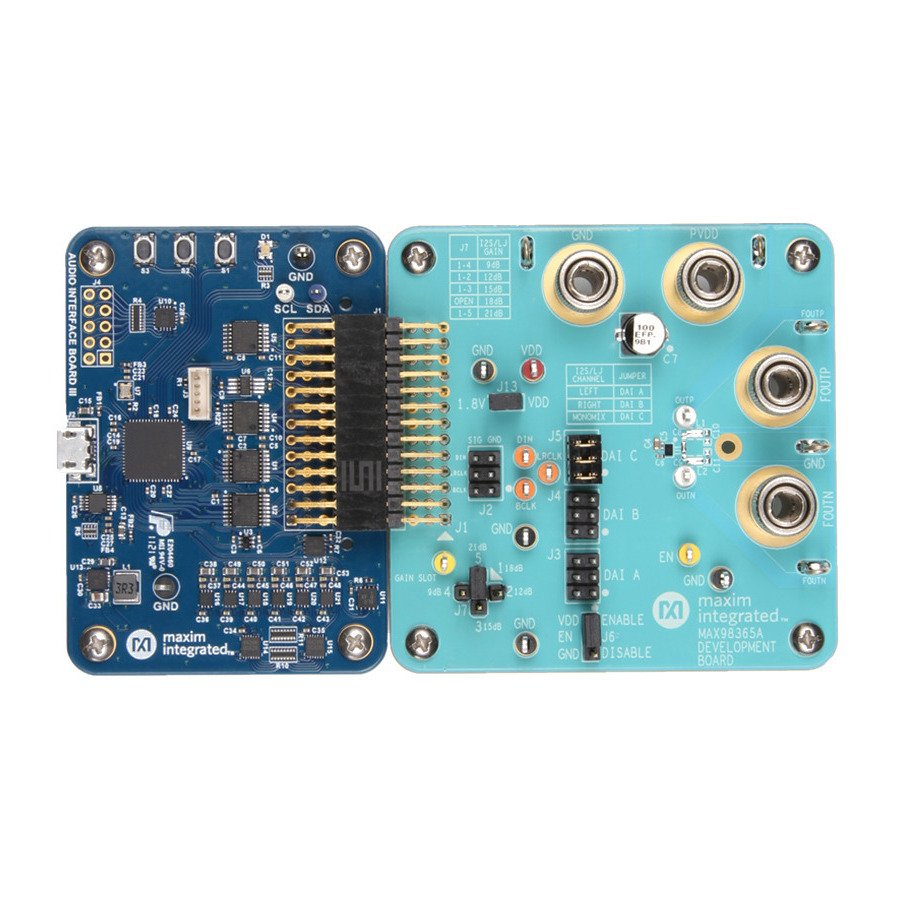 EVAL BOARD FOR MAX98365C EVAL BOARD FOR MAX98365C
