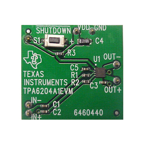EVAL BOARD FOR TPA6204A1 EVAL BOARD FOR TPA6204A1
