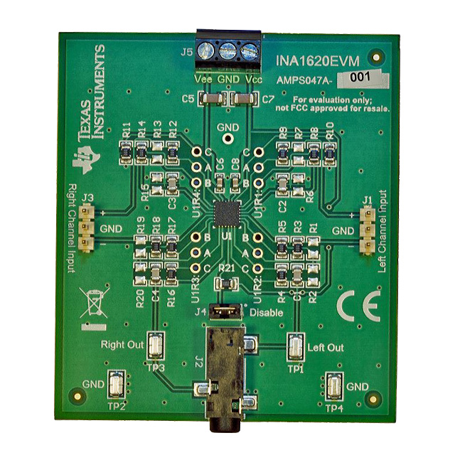 EVAL BOARD FOR INA1620 EVAL BOARD FOR INA1620