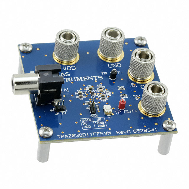 EVAL BOARD FOR TPA2038D1 EVAL BOARD FOR TPA2038D1