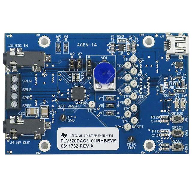 EVAL BOARD FOR TLV320DAC3101