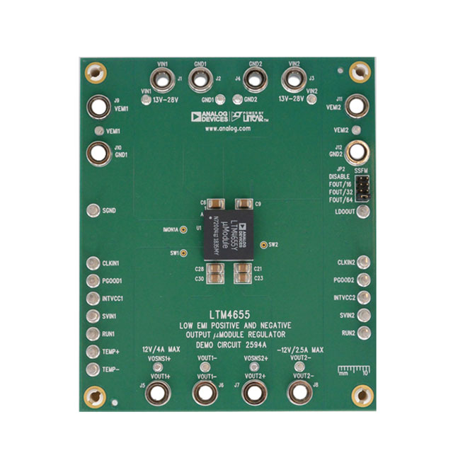 EVAL BOARD FOR LTM4655 EVAL BOARD FOR LTM4655