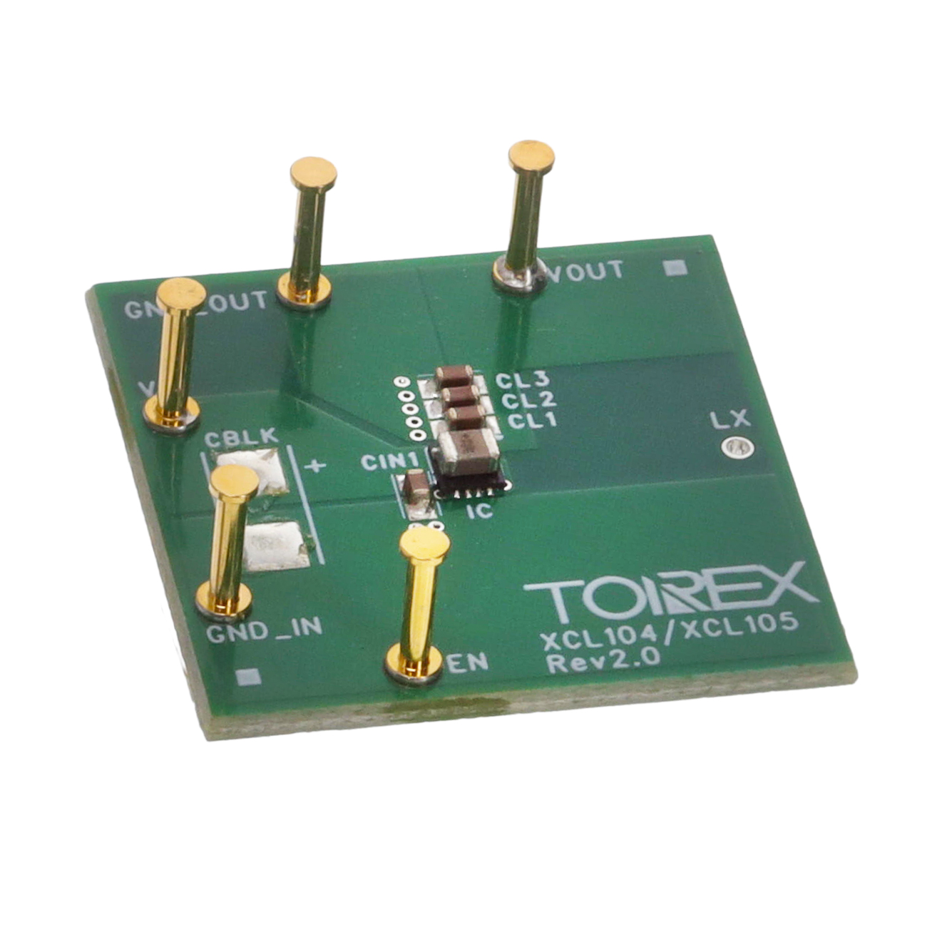 EVAL BOARD FOR XCL105D331H2G EVAL BOARD FOR XCL105D331H2G