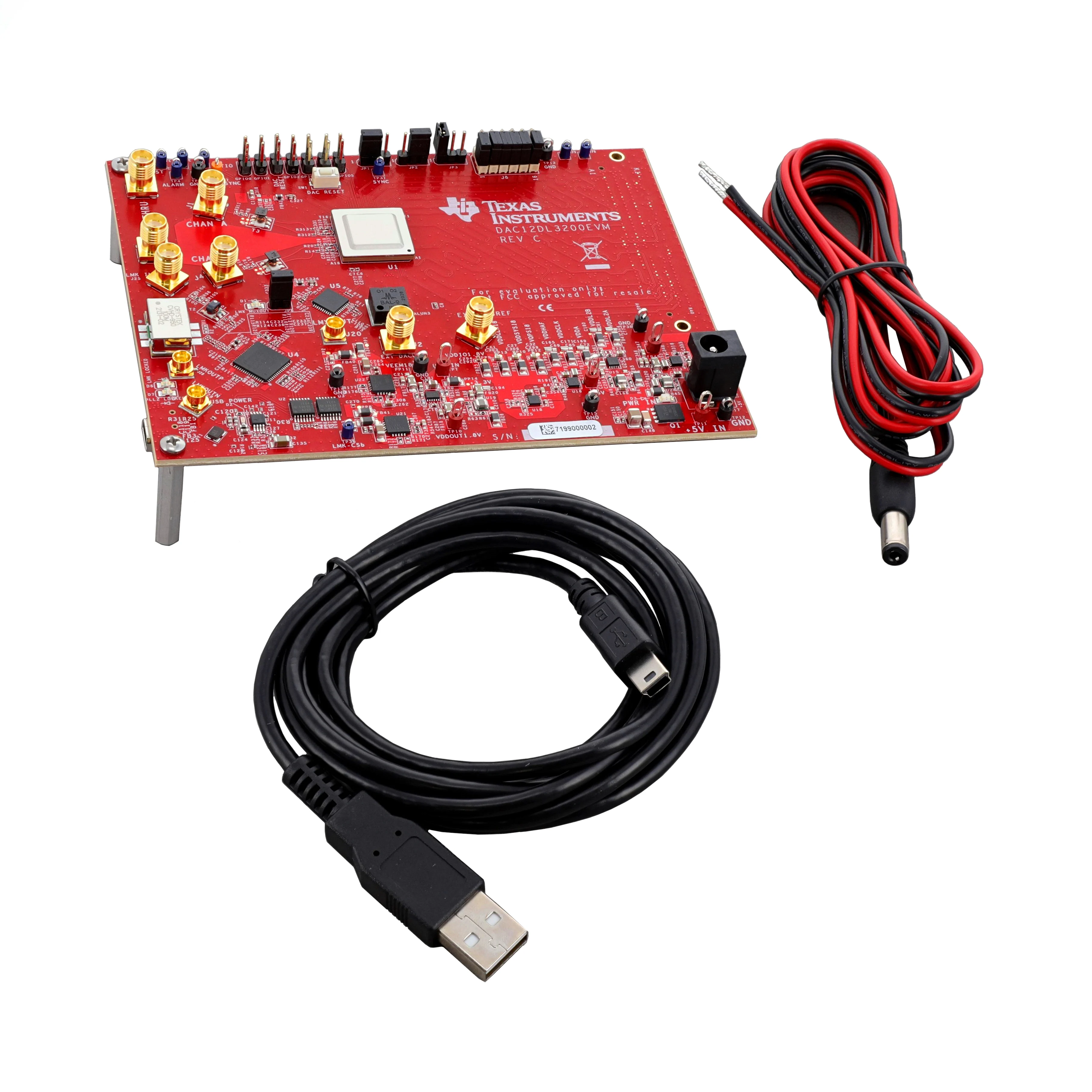 EVAL BOARD FOR DAC12DL3200 EVAL BOARD FOR DAC12DL3200
