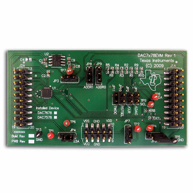 EVAL BOARD FOR DAC7678