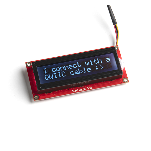 SPARKFUN 16X2 SERLCD - RGB TEXT