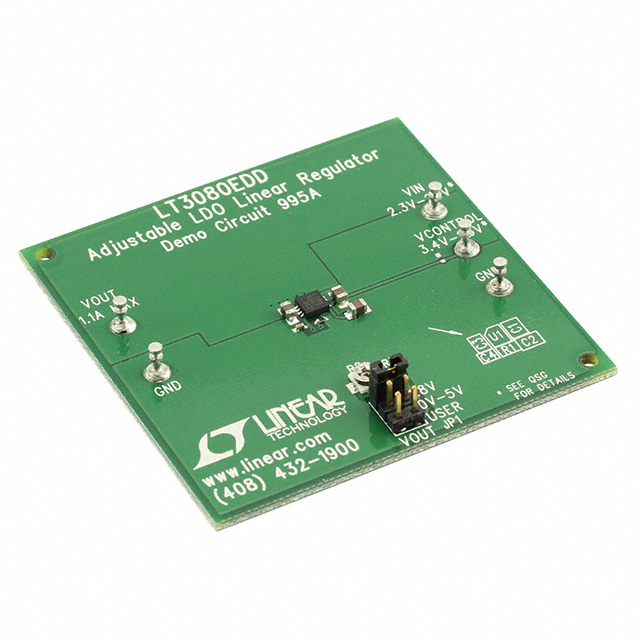 EVAL BOARD FOR LT3080 EVAL BOARD FOR LT3080