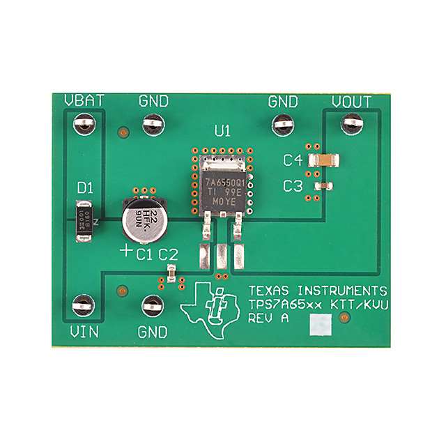 EVAL BOARD FOR TPS7A6550 EVAL BOARD FOR TPS7A6550