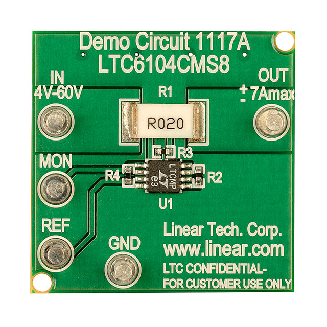 EVAL BOARD FOR LTC6104 EVAL BOARD FOR LTC6104