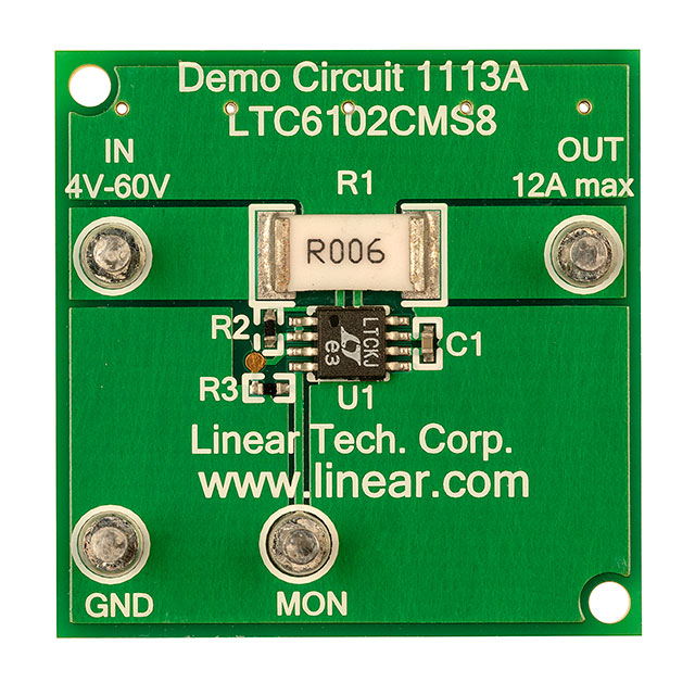 EVAL BOARD FOR LTC6102 EVAL BOARD FOR LTC6102