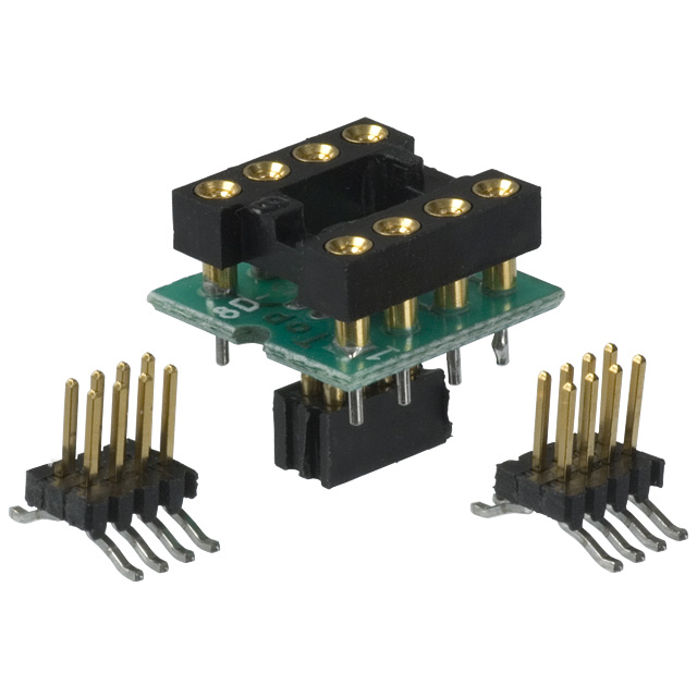 ADAPTER 8-DIP BD W/2 SO PLUGS