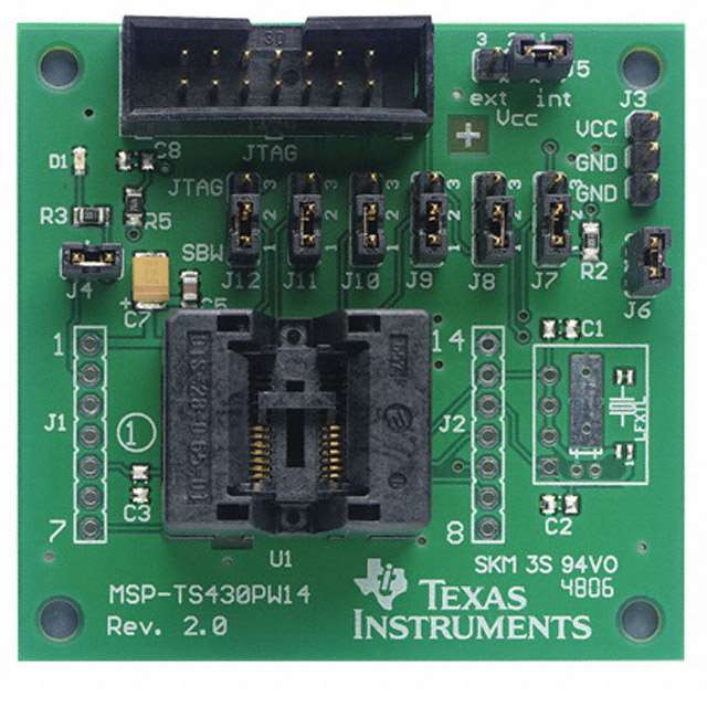 TARGET BOARD ZIF SKT MSP430