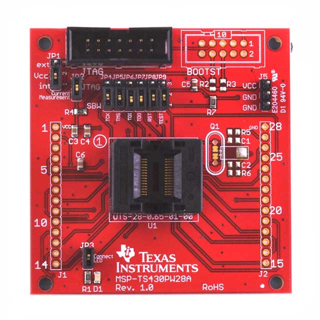 TARGET BOARD ZIF SKT MSP430