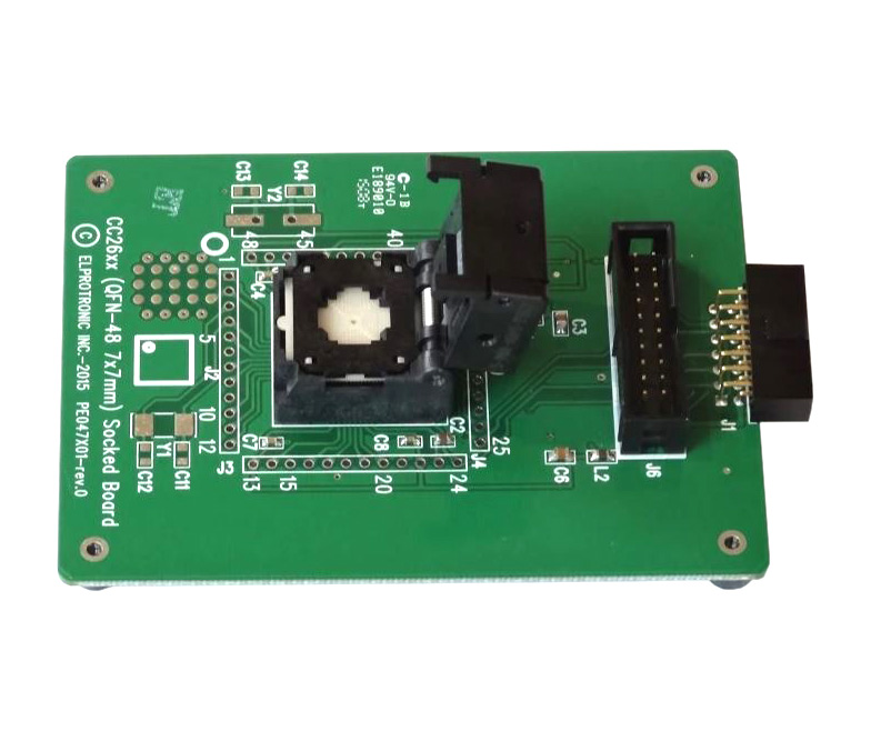 SOCKET BOARD QFN-48 FOR CC13XX/C SOCKET BOARD QFN-48 FOR CC13XX/C