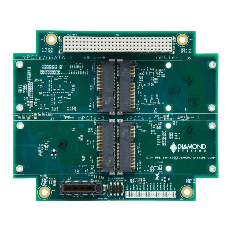 PCI104-Exp Quad MiniCard Carrier PCI104-Exp Quad MiniCard Carrier