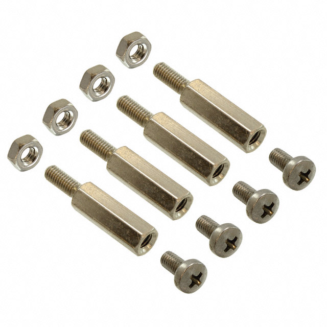 4 SCREWS, NUTS&STEEL STAND-OFFS